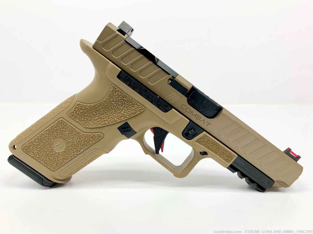 ZEV OZ9 V2 COMBAT PISTOL FULL SLIDE X GRIP FDE-img-0