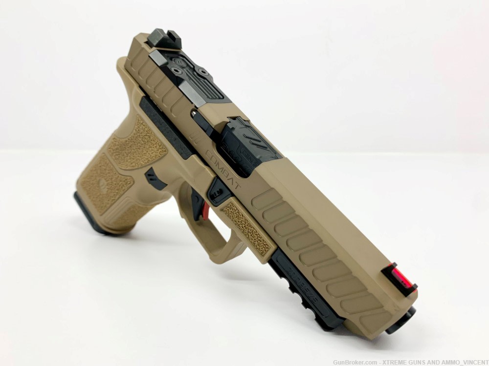 ZEV OZ9 V2 COMBAT PISTOL FULL SLIDE X GRIP FDE-img-2