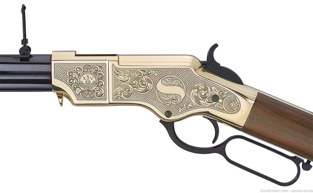 Henry New Original Deluxe Engraved 25th Anniversary .44-40 Win H011D-25-img-3