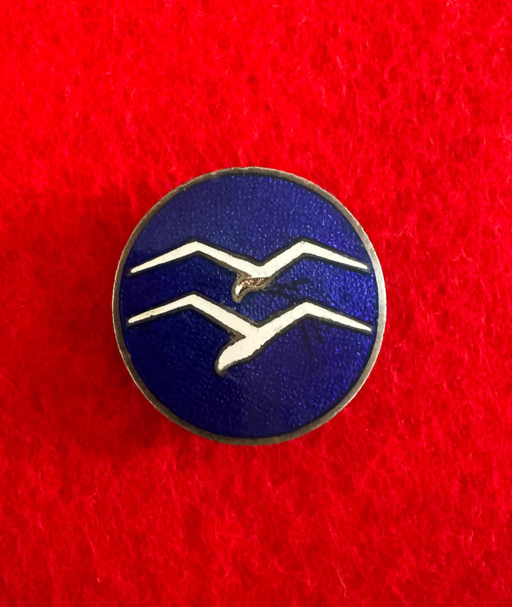 Scarce Original WW2 German NSFK Glider Pilot Proficiency Badge - Serialized-img-0