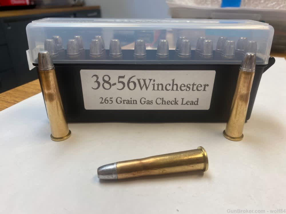 38-56 Winchester 265 grain Gas Checked Lead -img-0