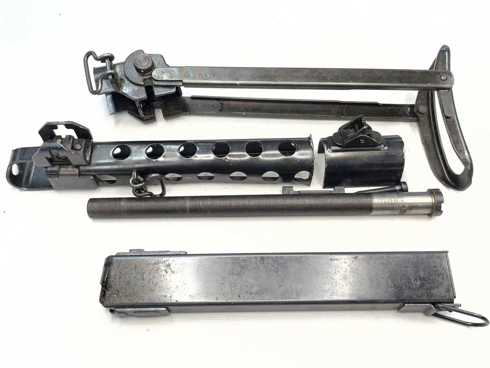 Finnish KP 44 9mm parts lot saw cut folding stock barrel build kit-img-0