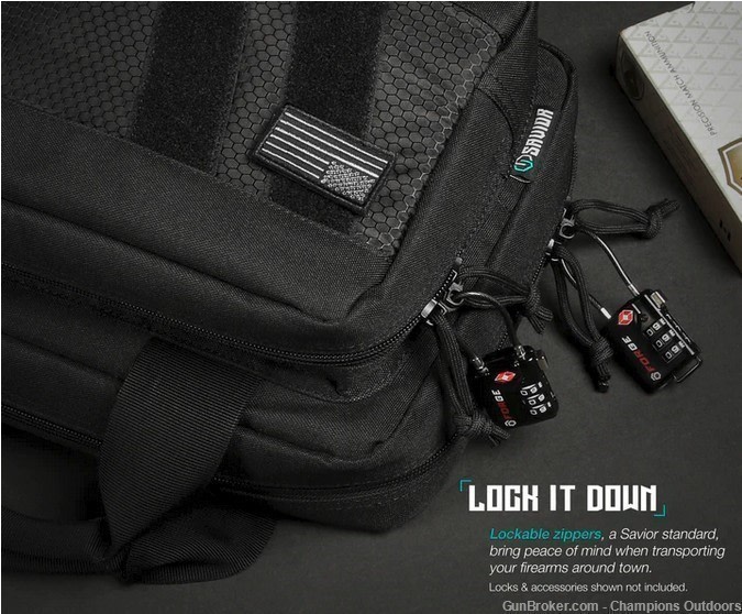 SAVIOR EQUIPMENT Specialist - Double PISTOL CASE - Black-img-4