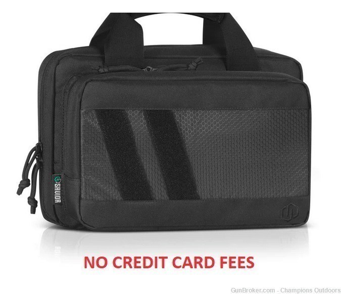 SAVIOR EQUIPMENT Specialist - Double PISTOL CASE - Black-img-0