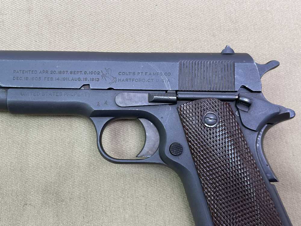 Scarce WWI Colt 1911 .45 ACP Pistol X-Prefix Serial Number Military USP -img-10
