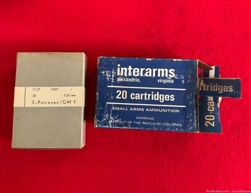 Lot of 4 Full Boxes of Rare Interarms .30-06 Ammunition -img-6