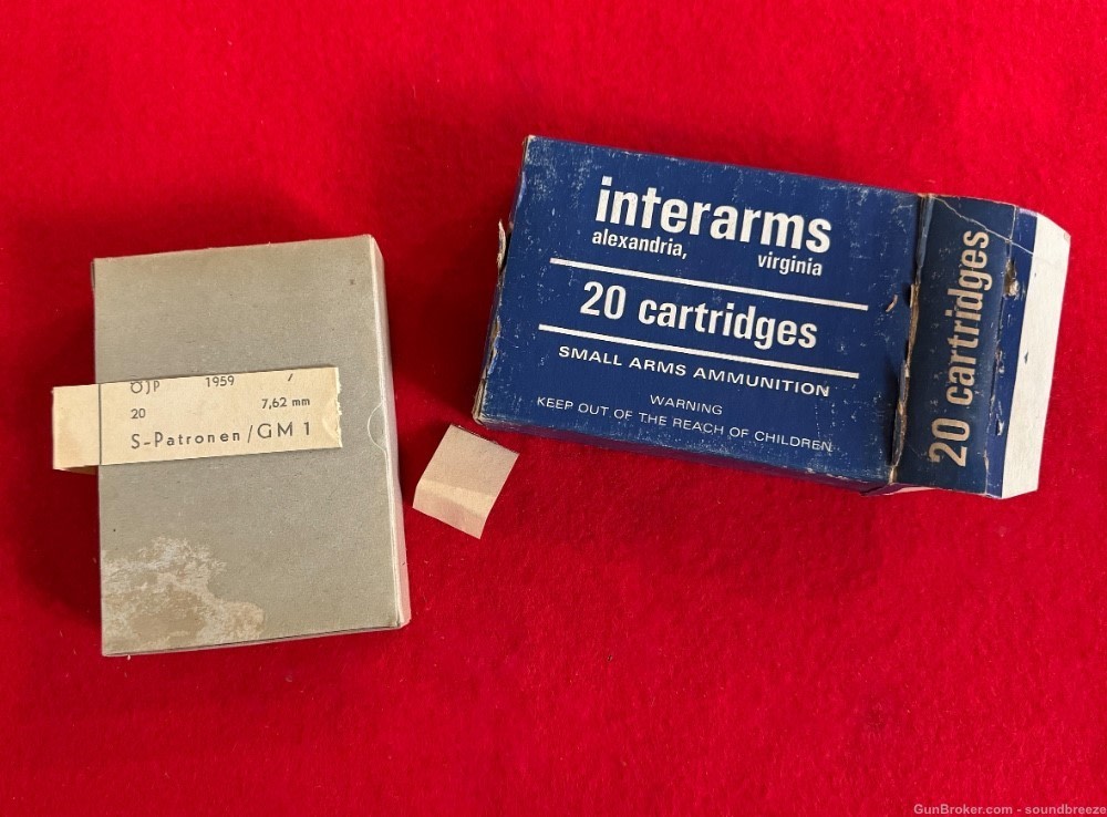 Lot of 4 Full Boxes of Rare Interarms .30-06 Ammunition -img-8