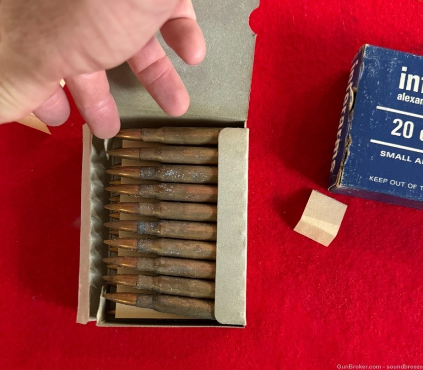 Lot of 4 Full Boxes of Rare Interarms .30-06 Ammunition -img-9