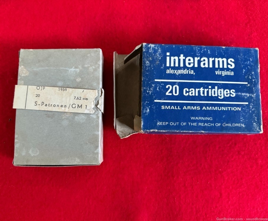 Lot of 4 Full Boxes of Rare Interarms .30-06 Ammunition -img-4