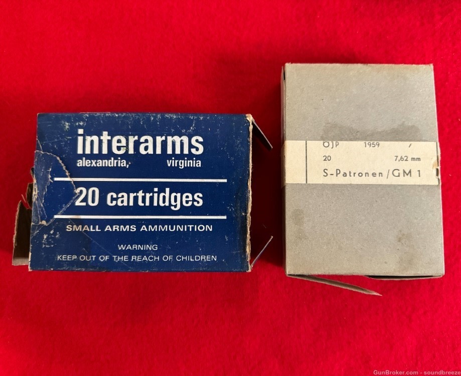 Lot of 4 Full Boxes of Rare Interarms .30-06 Ammunition -img-2