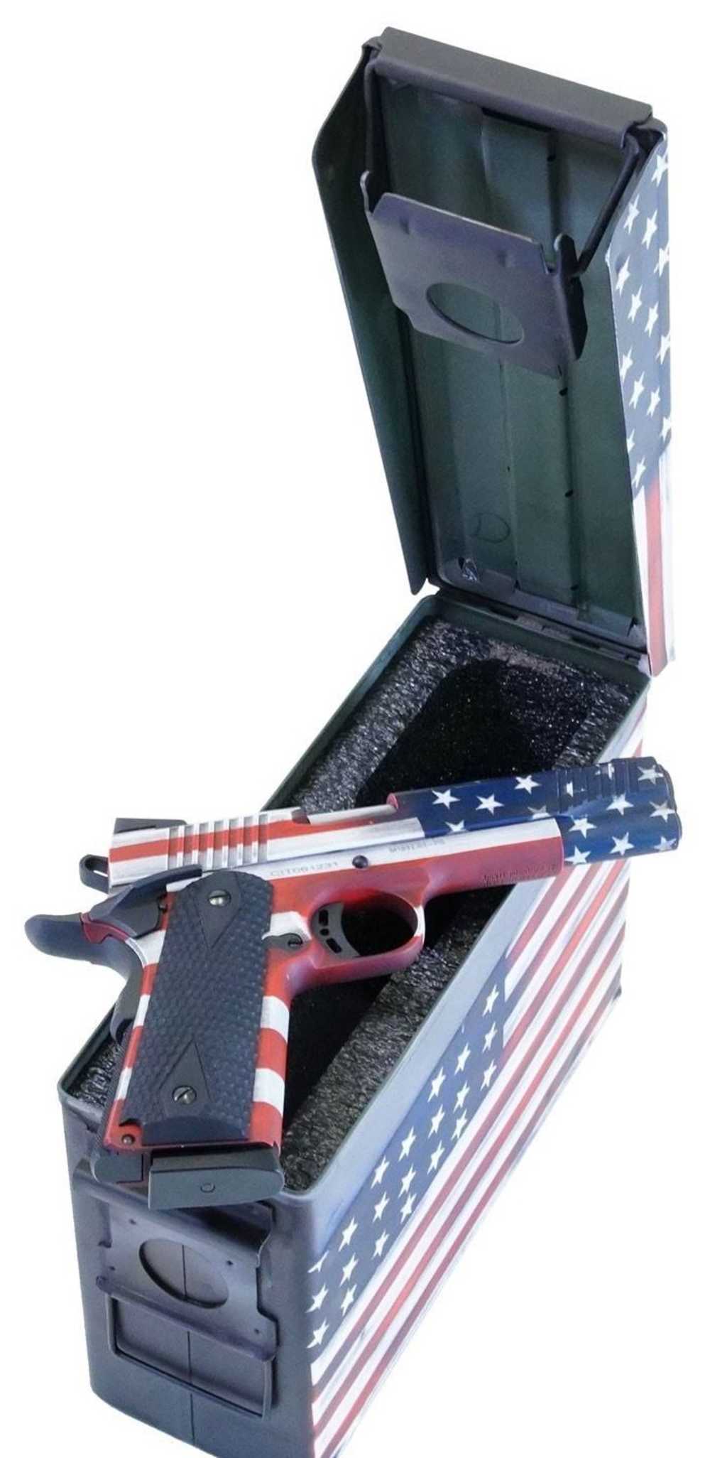 Citadel 1911-A1 45ACP w American Flag Cerakote & Ammo Can IN STOCK-img-2