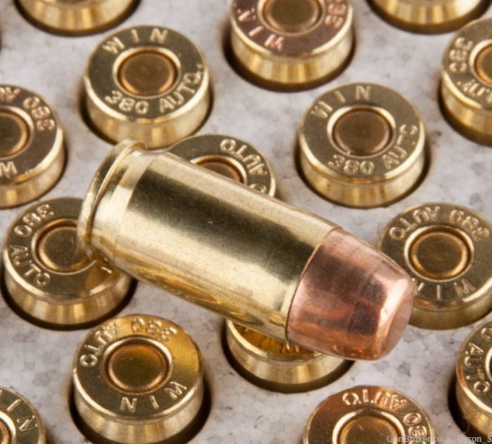 100rds Winchester .380 AUTO 95gr FMJ target Q4206 White Box + FAST SHIP-img-2