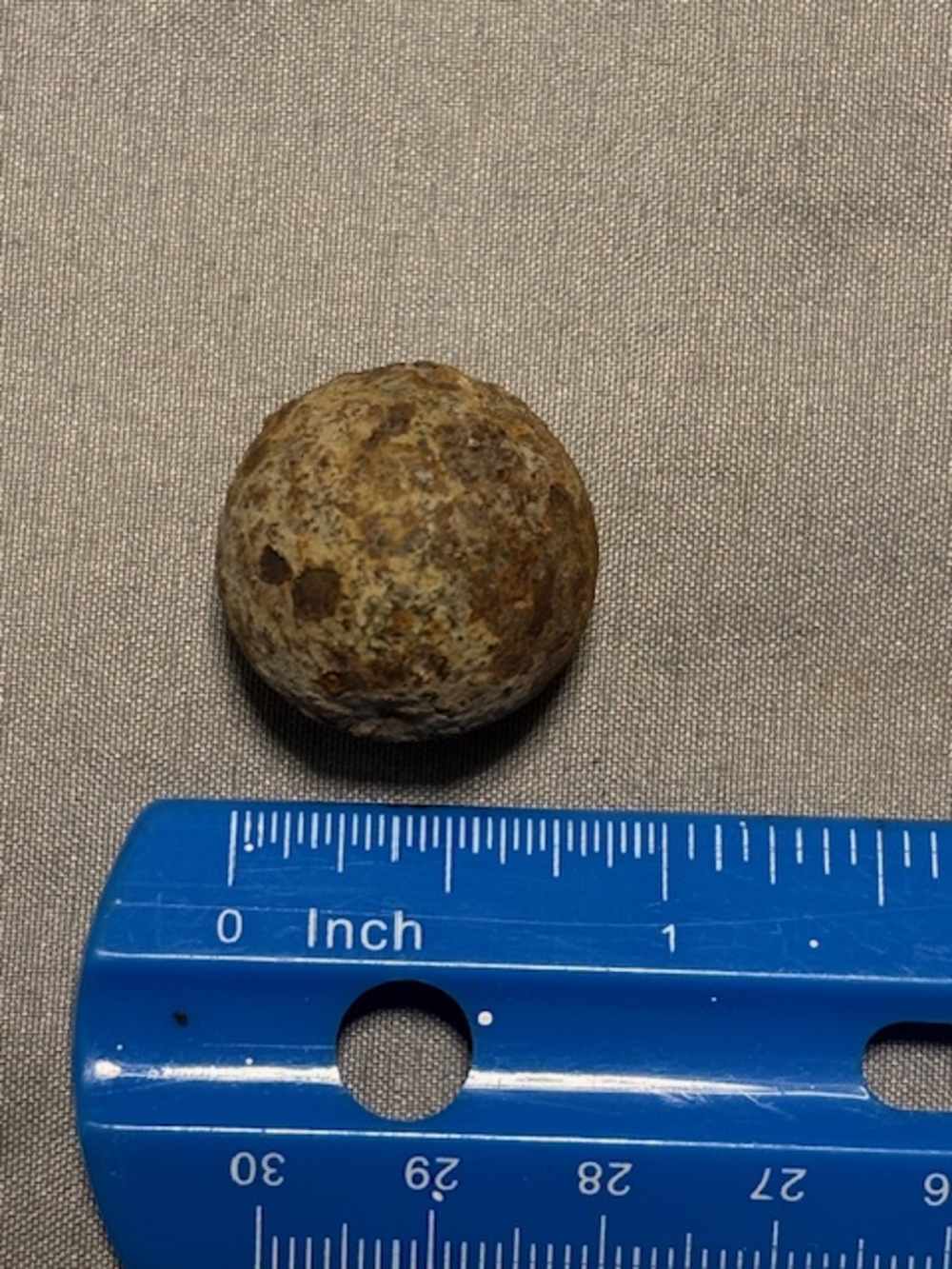 8 PIECES DIFFERENT SIZE GRAPESHOT INERT CANNON BALL ALL FROM PENNSYLVANIA -img-6