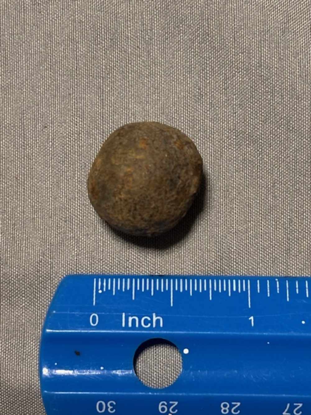 8 PIECES DIFFERENT SIZE GRAPESHOT INERT CANNON BALL ALL FROM PENNSYLVANIA -img-9