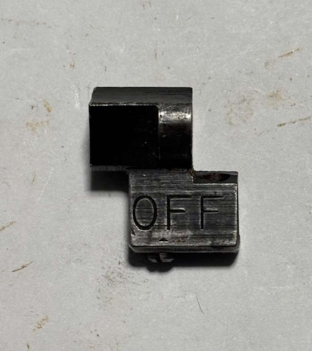 SMITH CORONA 03A3 MAGAZINE CUT OFF / BOLT STOP W SCREW 1903 WW2 -img-0
