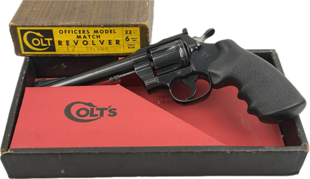 Colt Officers Model Match Single Action Only Boxed 1967 -img-0