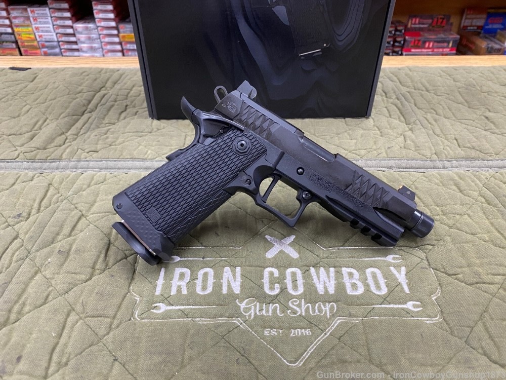 JACOB GREY TWC BLACK DS 1911 9mm 4.25" THREADED BARREL OPTICS READY 2011 -img-2