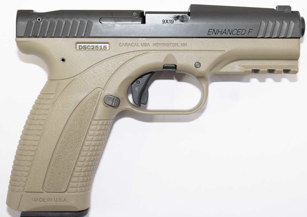 Caracal USA Enhanced F Quick Sight System 9mm 4.1" U80021118 Tan/Black-img-1