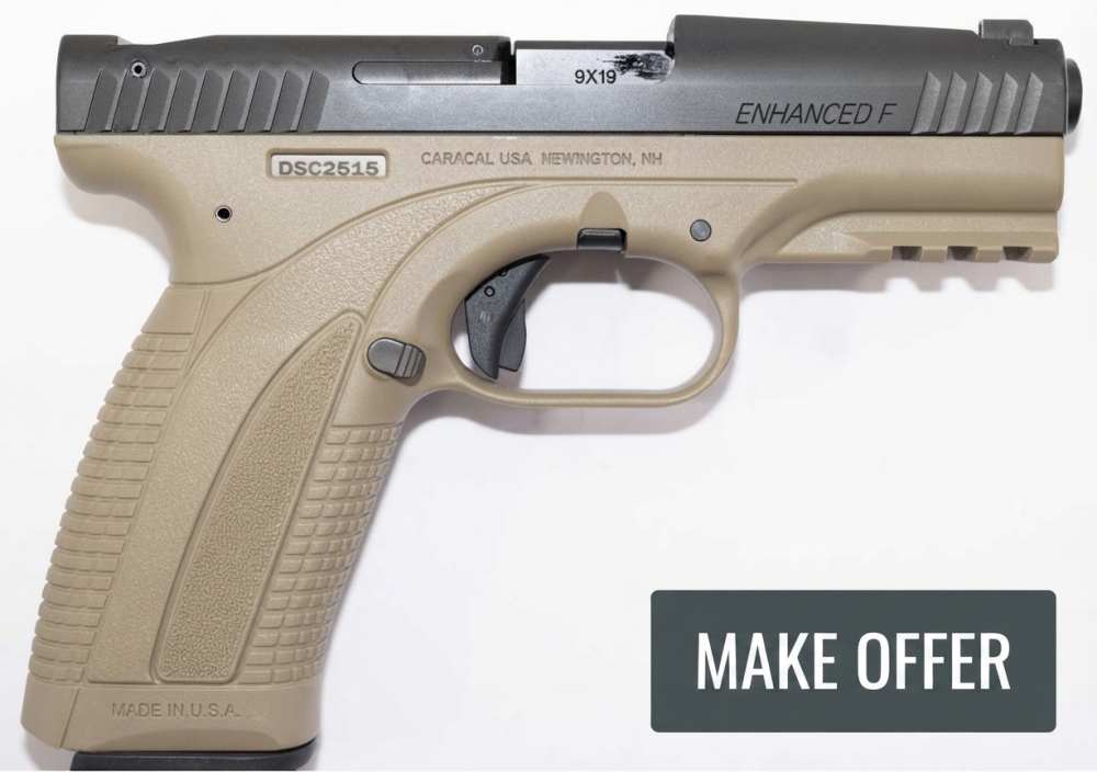 Caracal USA Enhanced F Quick Sight System 9mm 4.1" U80021118 Tan/Black-img-0