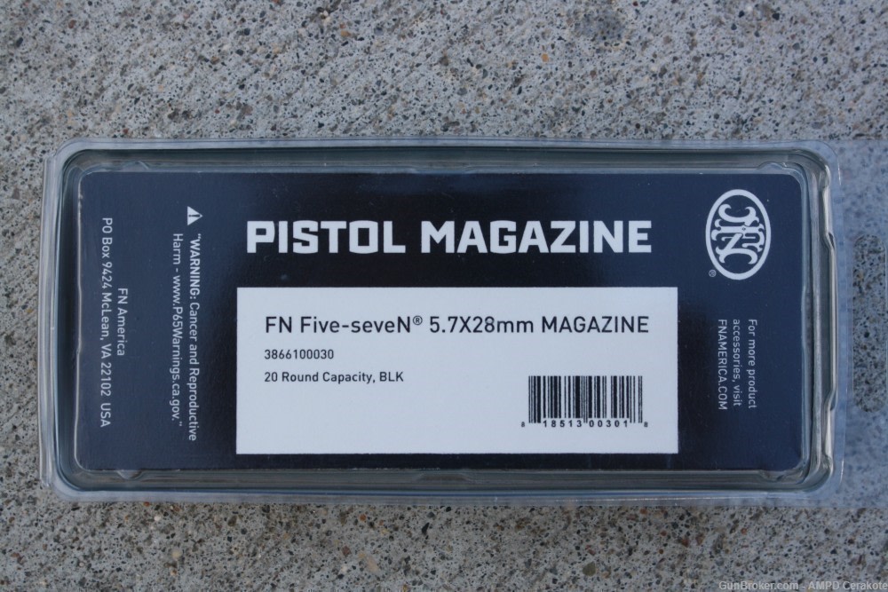 MUST HAVE FN Five Seven 5.7x28mm 20rd Mag Black NEW (2 Pack)-img-2
