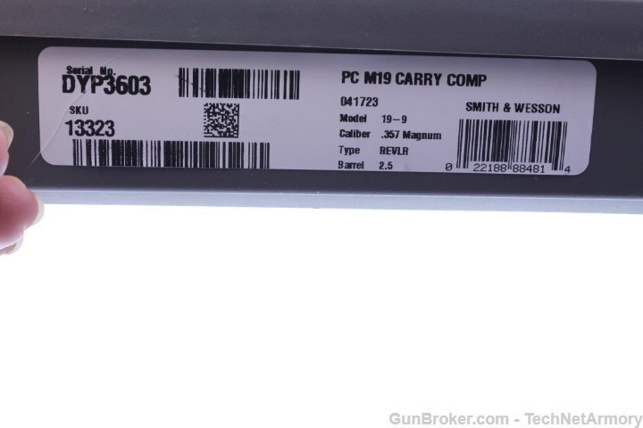 Smith + Wesson Model 19 Carry Comp .357MAG 2.5" 13323-img-2