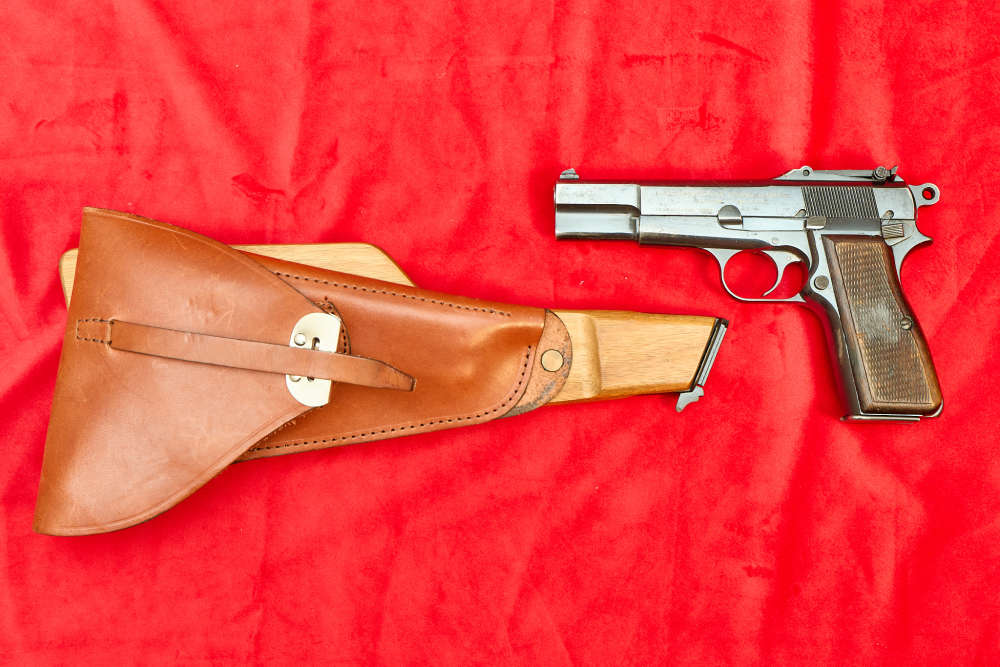 Rare, Desirable FN Hi Power (HP) Finnish Contract with rare Odin Stock -img-0