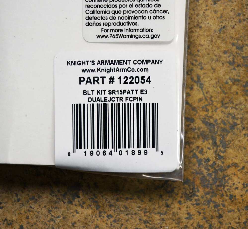 Knights Armament KAC SR-15 E3.2 Bolt Kit Dual Ejector 3.2 ENHANCED E3 -img-2