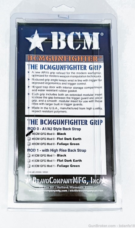 Bravo Company BCM Gunfighter BCM GFC Grip Mod 0 – Black -img-2