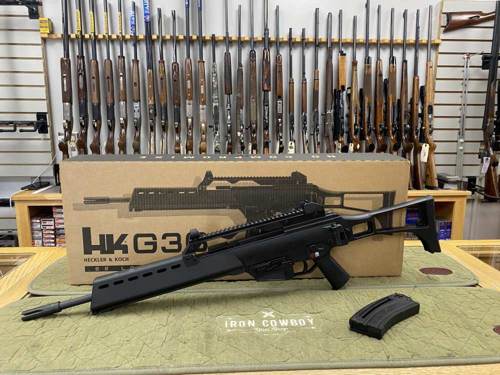 HK 81000994 G36 22 LR 20+1 18.13" Black Barrel  Heckler & Koch -img-0