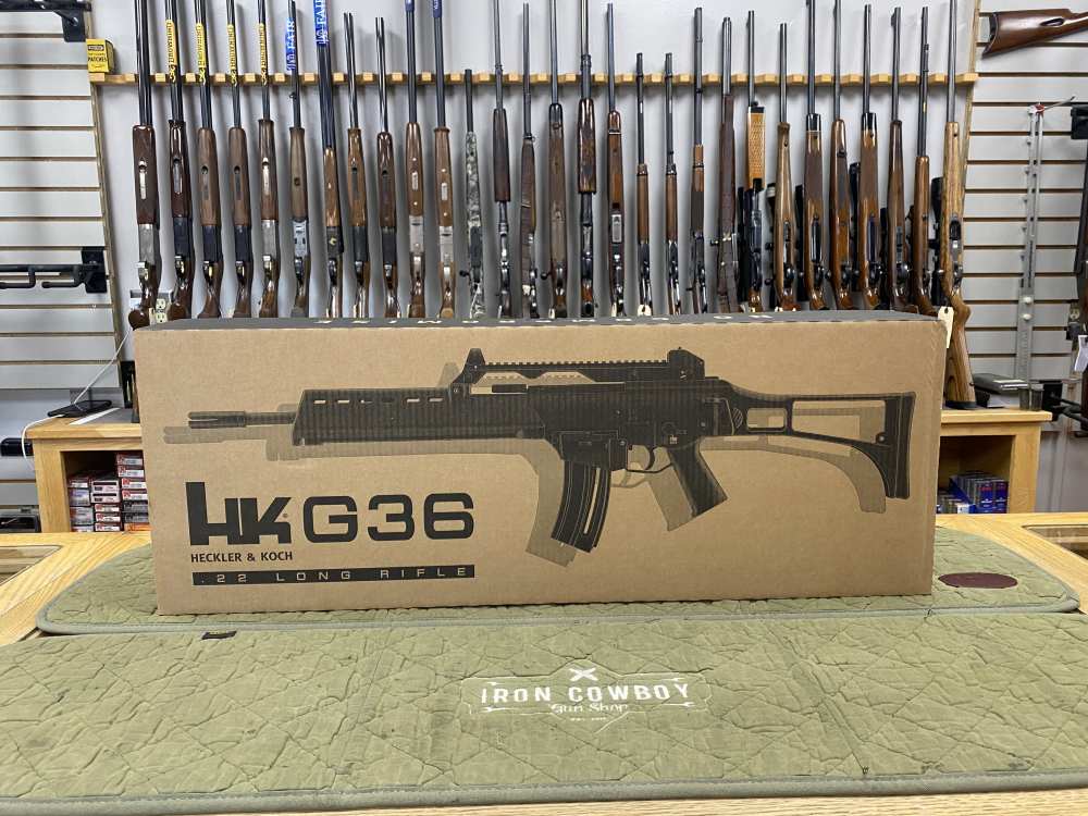 HK 81000994 G36 22 LR 20+1 18.13" Black Barrel  Heckler & Koch -img-1