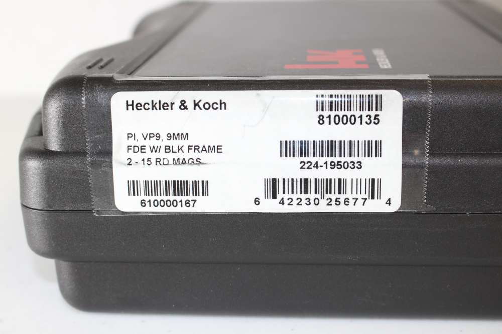 Heckler & Koch Model VP9, FDE slide/black frame edition, New in case-img-13