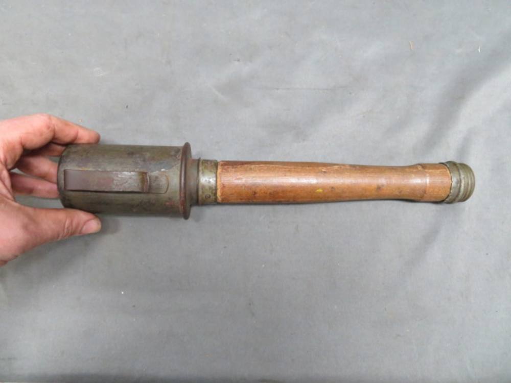 WWI IMPERIAL GERMAN MODEL 1917 STICK GRENADE-ORIGINAL-DATED 1917-img-2