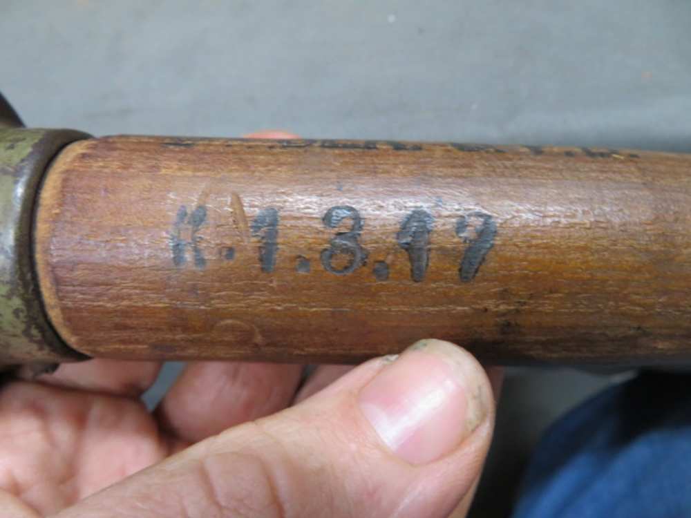 WWI IMPERIAL GERMAN MODEL 1917 STICK GRENADE-ORIGINAL-DATED 1917-img-9