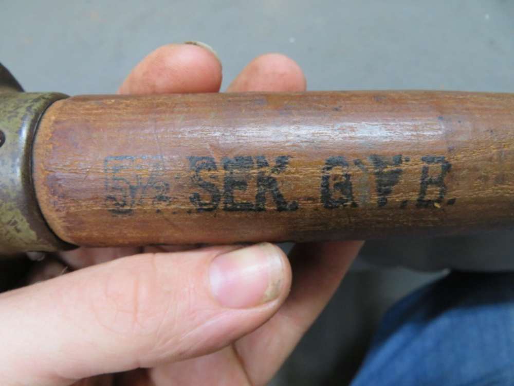 WWI IMPERIAL GERMAN MODEL 1917 STICK GRENADE-ORIGINAL-DATED 1917-img-10