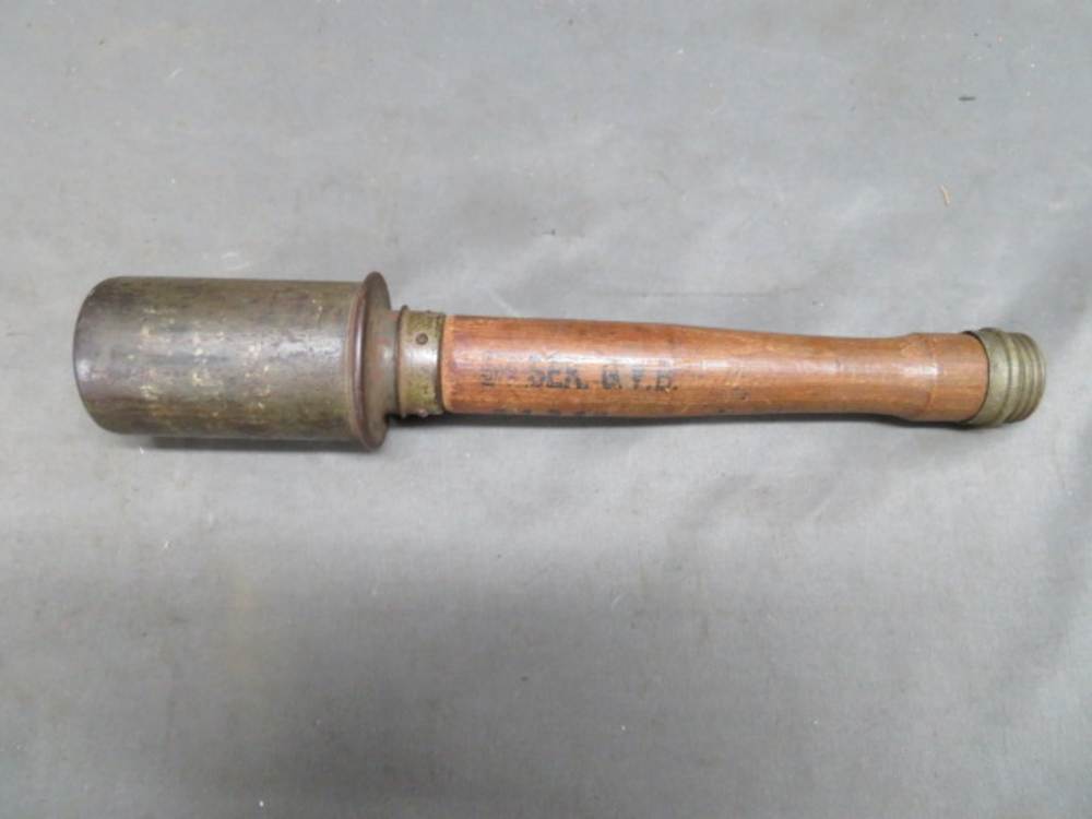 WWI IMPERIAL GERMAN MODEL 1917 STICK GRENADE-ORIGINAL-DATED 1917-img-0