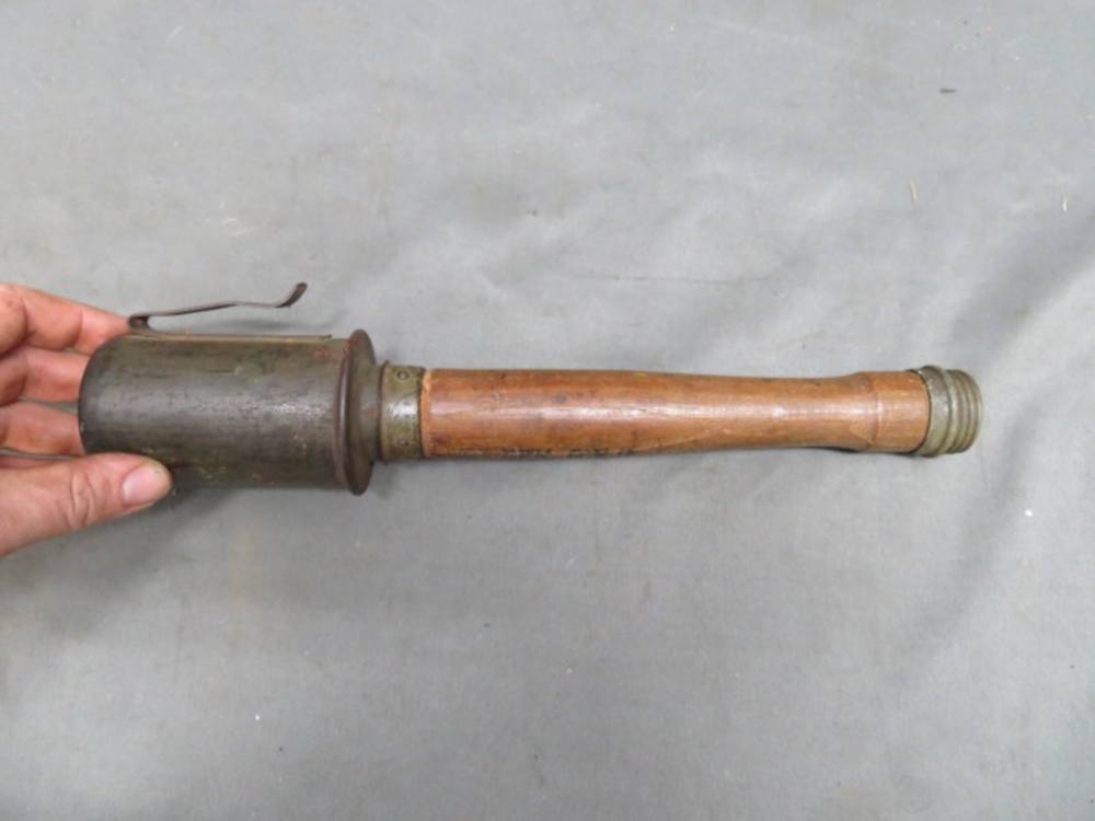 WWI IMPERIAL GERMAN MODEL 1917 STICK GRENADE-ORIGINAL-DATED 1917-img-1