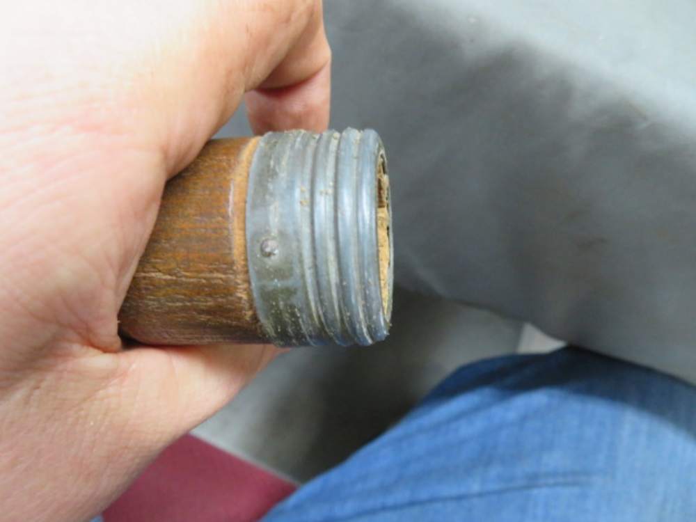 WWI IMPERIAL GERMAN MODEL 1917 STICK GRENADE-ORIGINAL-DATED 1917-img-14