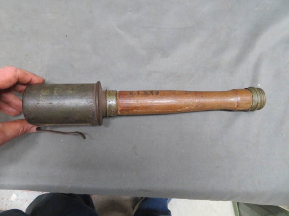 WWI IMPERIAL GERMAN MODEL 1917 STICK GRENADE-ORIGINAL-DATED 1917-img-3