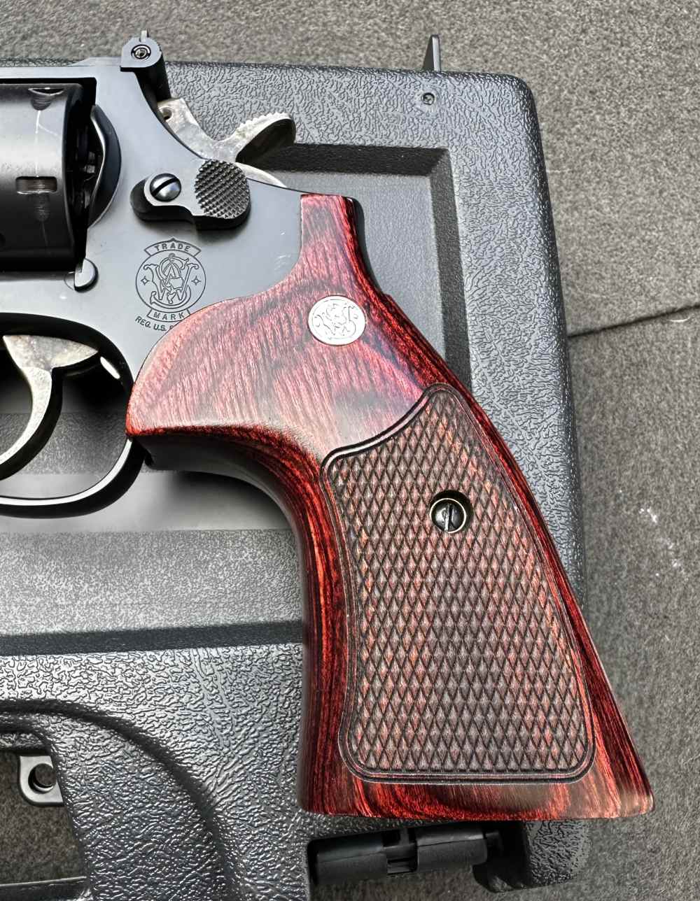 S&W 586-3 .357 Magnum, Matte Satin Black, 6", Pre-Lock, 1989-img-2