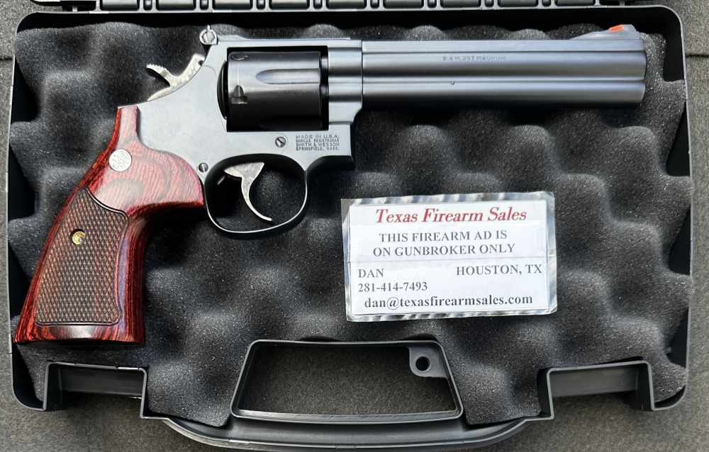 S&W 586-3 .357 Magnum, Matte Satin Black, 6", Pre-Lock, 1989-img-43