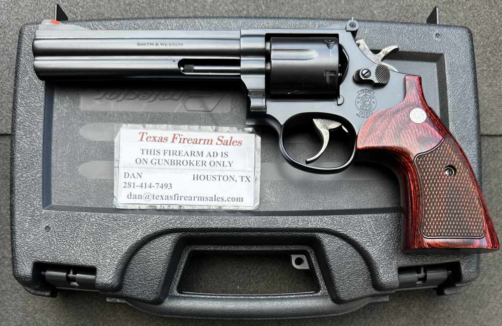 S&W 586-3 .357 Magnum, Matte Satin Black, 6", Pre-Lock, 1989-img-0