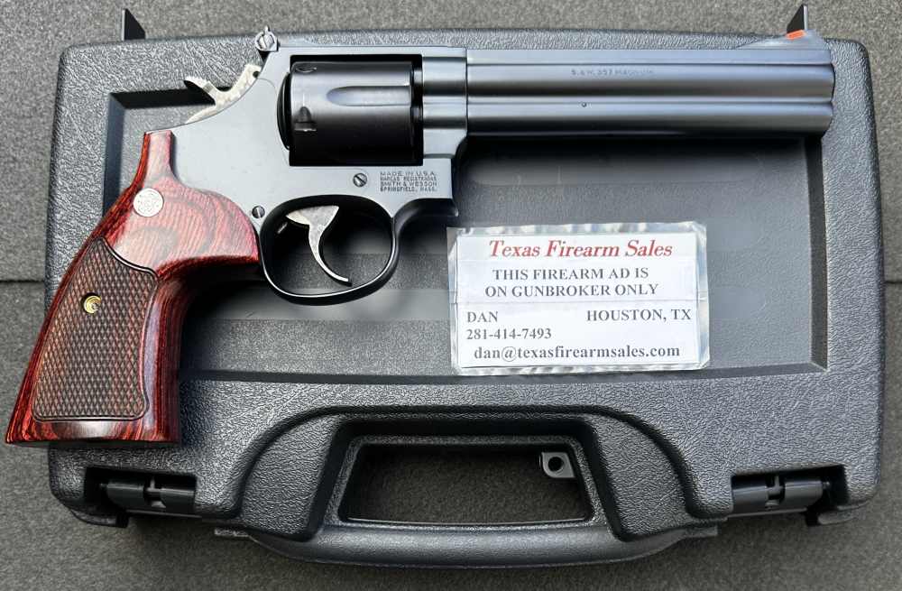 S&W 586-3 .357 Magnum, Matte Satin Black, 6", Pre-Lock, 1989-img-9