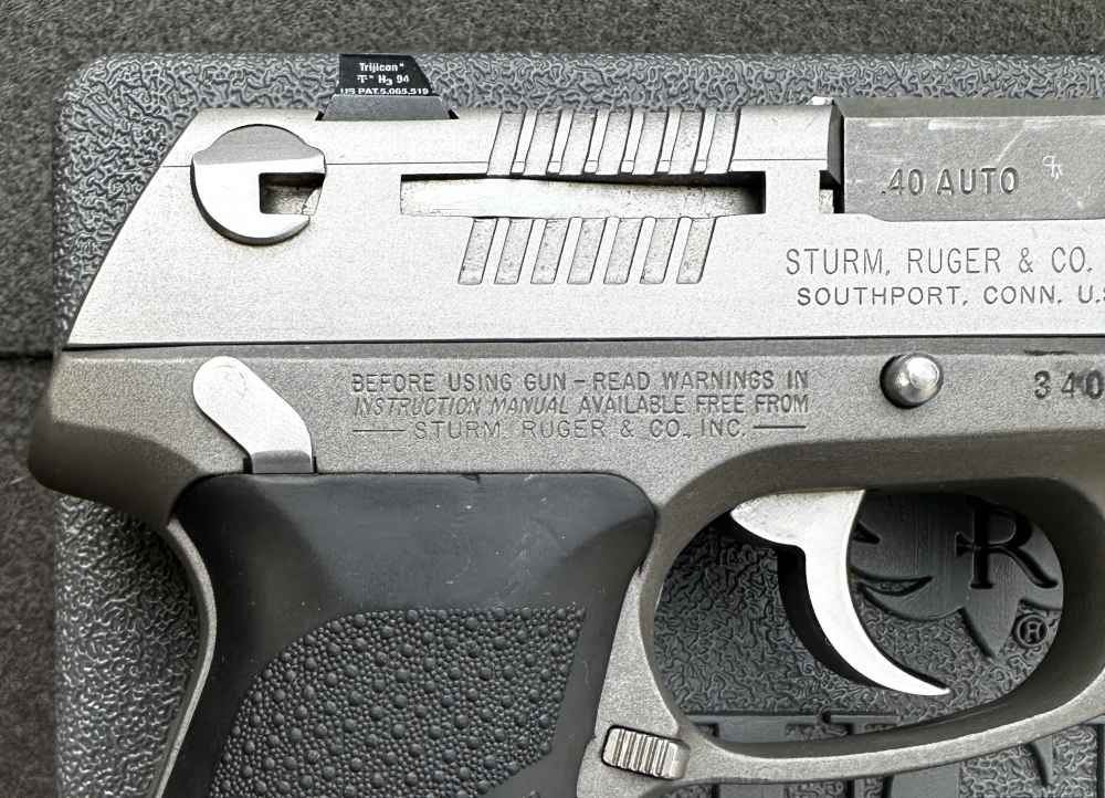 Ruger P94DAO .40 S&W, Double Action Metal-frame Ruger, 1997-img-12