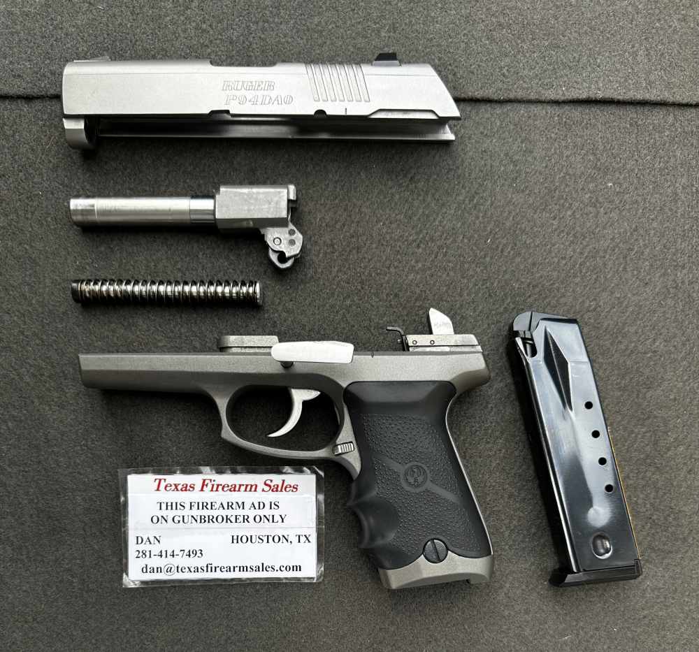 Ruger P94DAO .40 S&W, Double Action Metal-frame Ruger, 1997-img-28