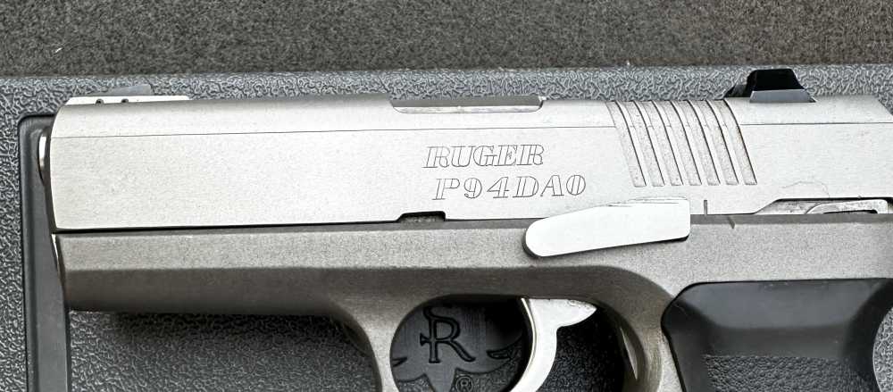 Ruger P94DAO .40 S&W, Double Action Metal-frame Ruger, 1997-img-6