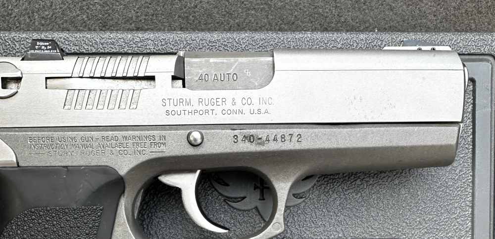 Ruger P94DAO .40 S&W, Double Action Metal-frame Ruger, 1997-img-14