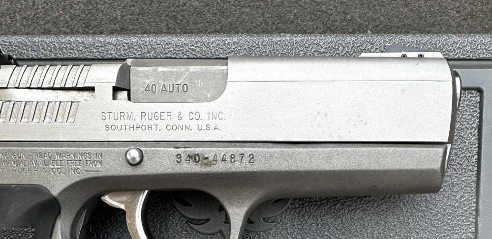 Ruger P94DAO .40 S&W, Double Action Metal-frame Ruger, 1997-img-15