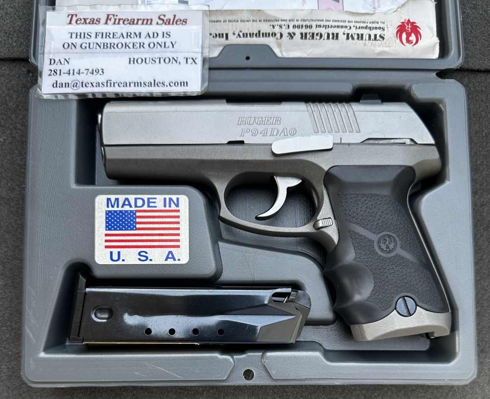 Ruger P94DAO .40 S&W, Double Action Metal-frame Ruger, 1997-img-46
