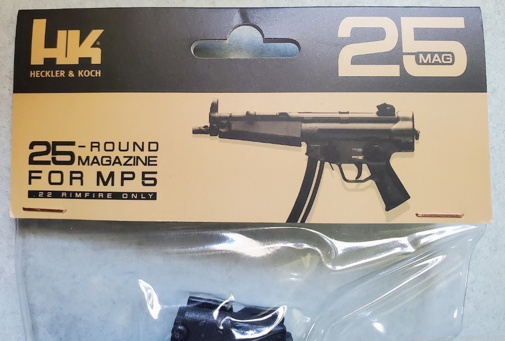 NEW H&K(HK), Walther, Umarex MP5 .22 LR Rimfire 25 Round Magazine-img-1