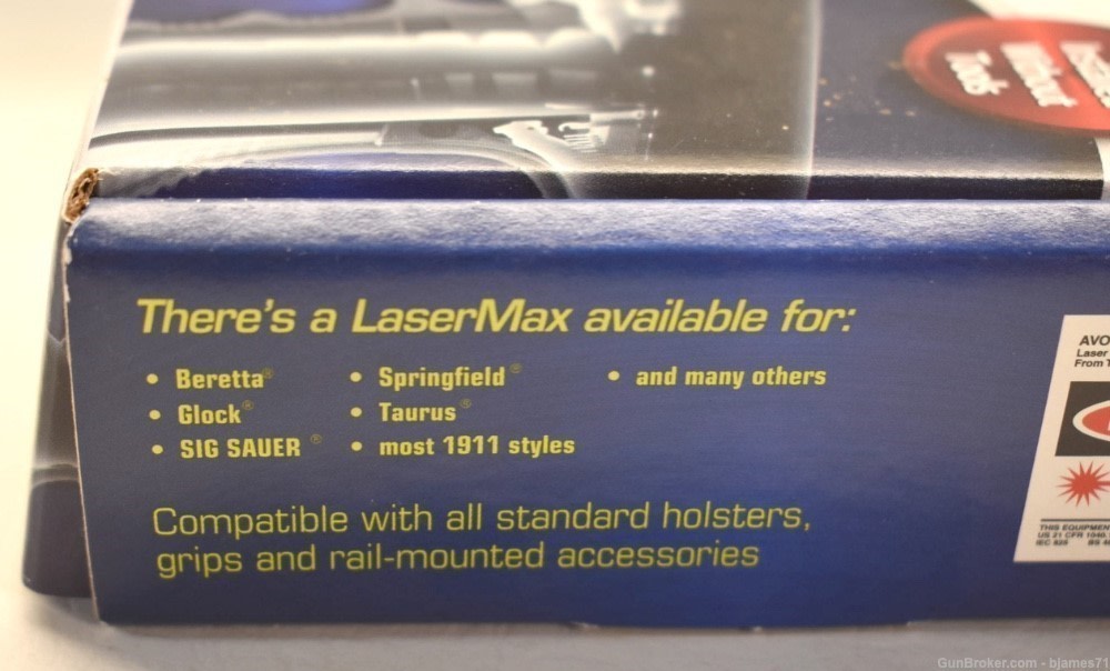 LASERMAX GUIDE ROD LASER FOR GLOCK 17, 22, 31, 37 LIKE NEW -img-2